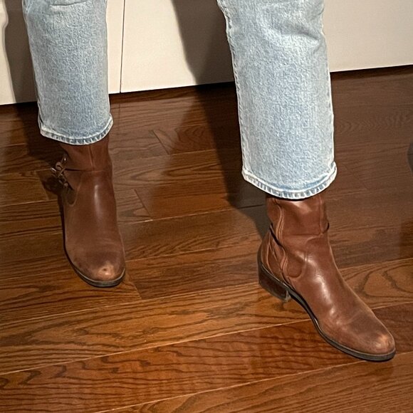 Levi's Ribcage Straight Ankle Light Wash Jeans Size 25 - Womens - Picture 5 of 7